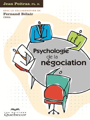 cover image of Psychologie de la négociation